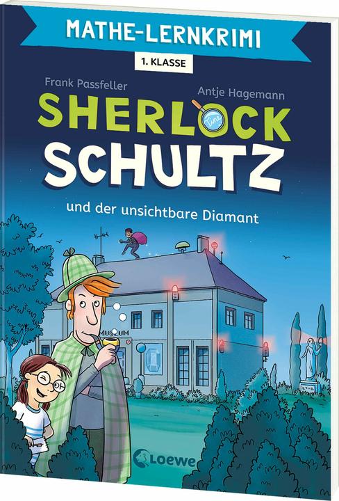 Image du produit Loewe Mathe-Lernkrimi - Sherlock Schultz und der unsichtbare Diamant (Allemand, Frank Passfeller, Loewe Apprendre et deviner, Antje Hagemann, 2024)