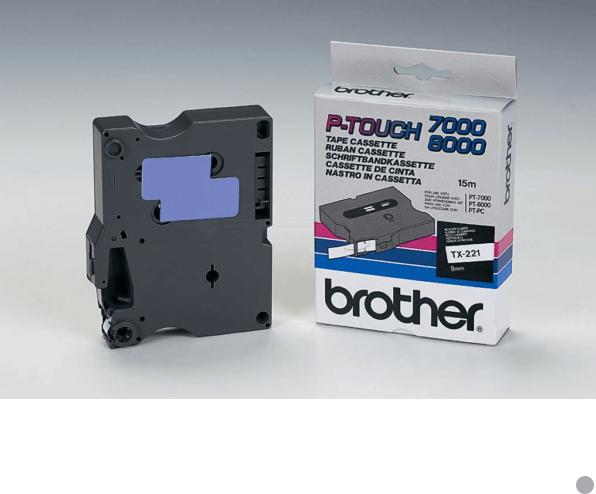 Immagine prodotto Brother Tx-221 (0.90 cm, Nero, Bianco)