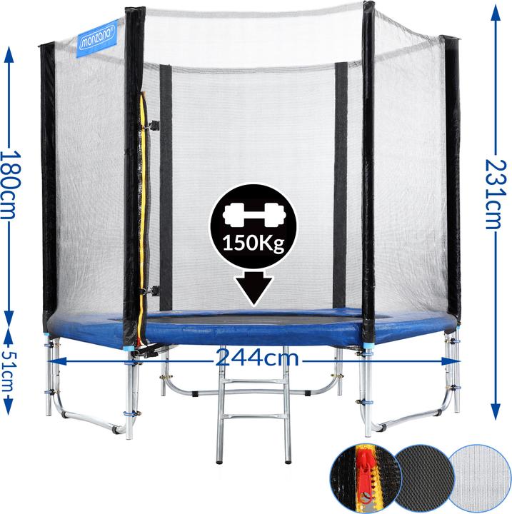 Produktbild Monzana Trampolin (244 cm)