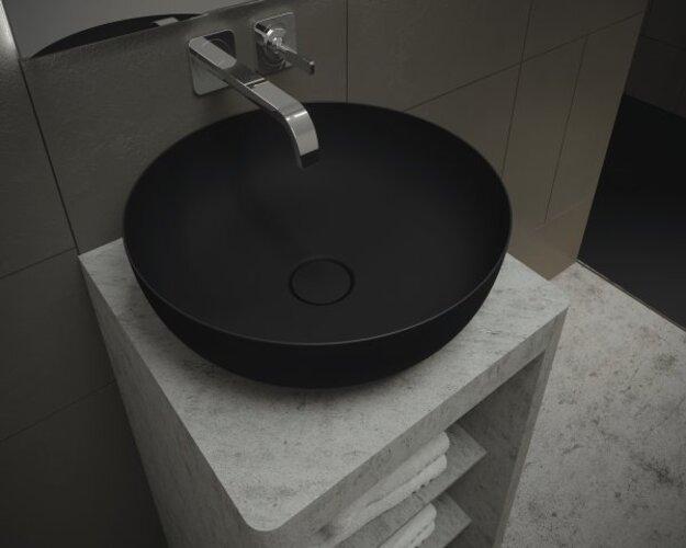 Image du produit Kaldewei Miena cuvette de lavabo, 3180, autour de, sans trop-plein, diamètre 450mm, 909306000 (572 mm, 551 mm)