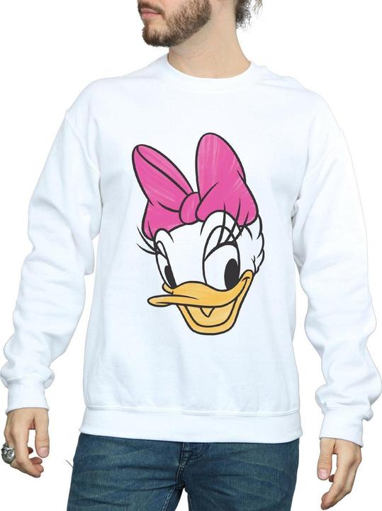 Actual product image Disney Mens Daisy Duck Head Painted Sweatshirt (S)