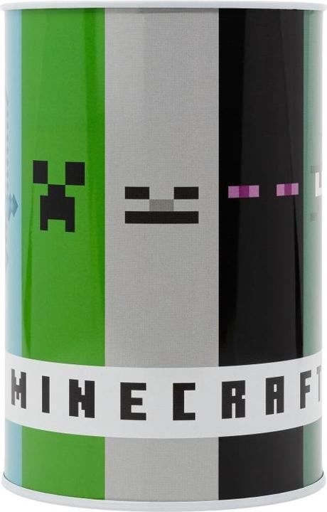 Actual product image Stor MINECRAFT - Tirelire en Métal - H 15 cm x D 10cm (Ø 10 x 15 cm)