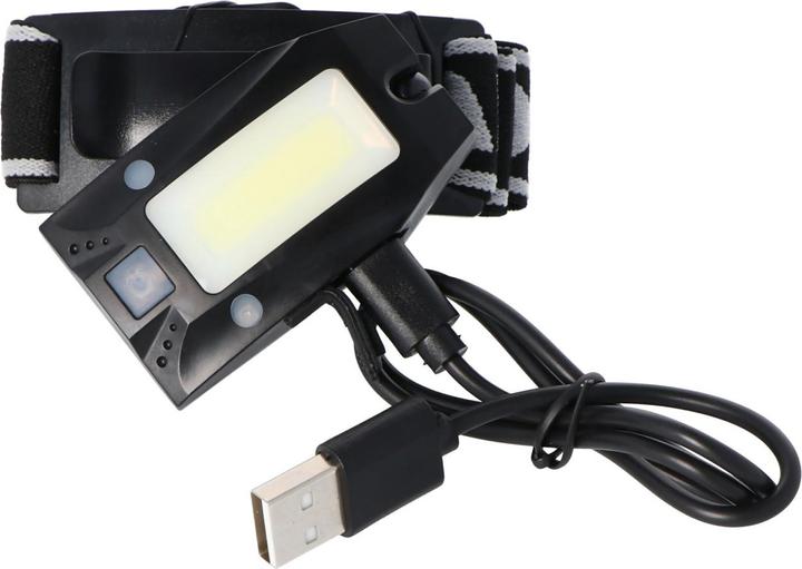 Actual product image Velamp Metros LED Stirnlampe IH523, mit Infrarotschalter inklusive Akku (150 lm)