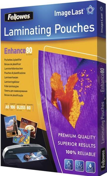 Immagine prodotto Fellowes Potenziare 80 (A5, 100 Pezzo/i, 80 µm)