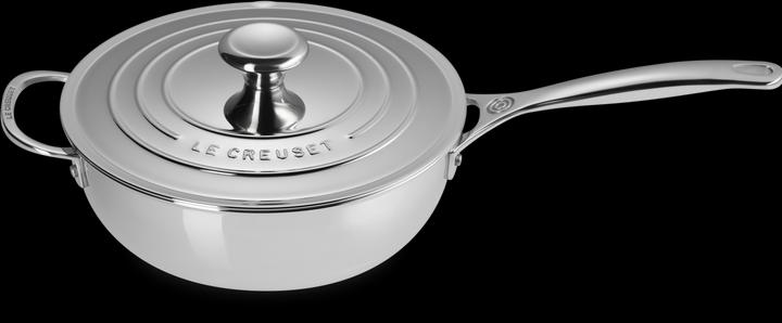 Immagine prodotto Le Creuset 3 strati Plus (24 cm, Padella per friggere, Acciaio inossidabile)