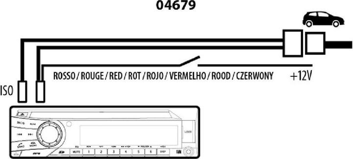 Image du produit Phonocar Kit de montage alimentation+haut parleur
