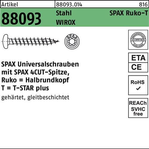 Energie-Label Spax Spanplattenschrauben (1000 Schrauben pro Stück)