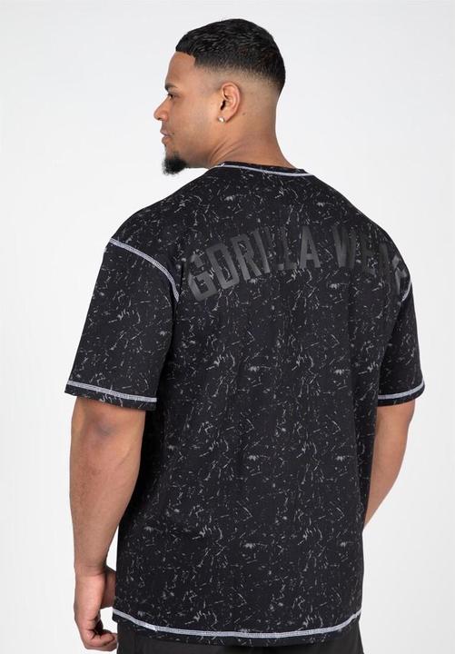 Immagine prodotto Gorilla Wear Maglietta Saginaw oversize - Nero Fuso (XXL)