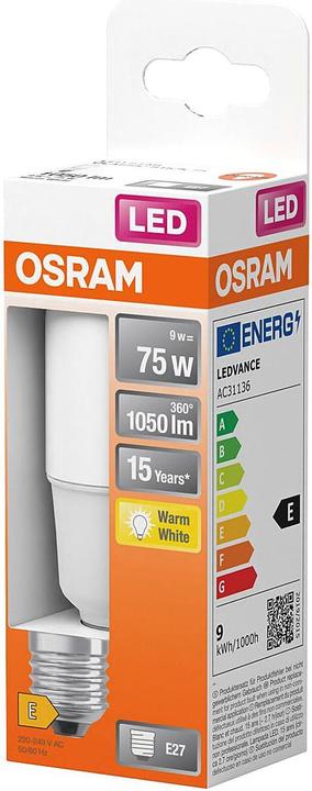 Actual product image Osram Star Stick (E27, 75 W, 1050 lm, 1 x, E)