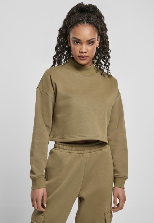 Actual product image Urban Classics Ladies Cropped Oversized Sweat High Neck Crew - 14225 (M)