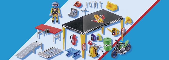 Produktbild Playmobil Stuntshow Werkstattzelt (70552, Playmobil Stuntshow)