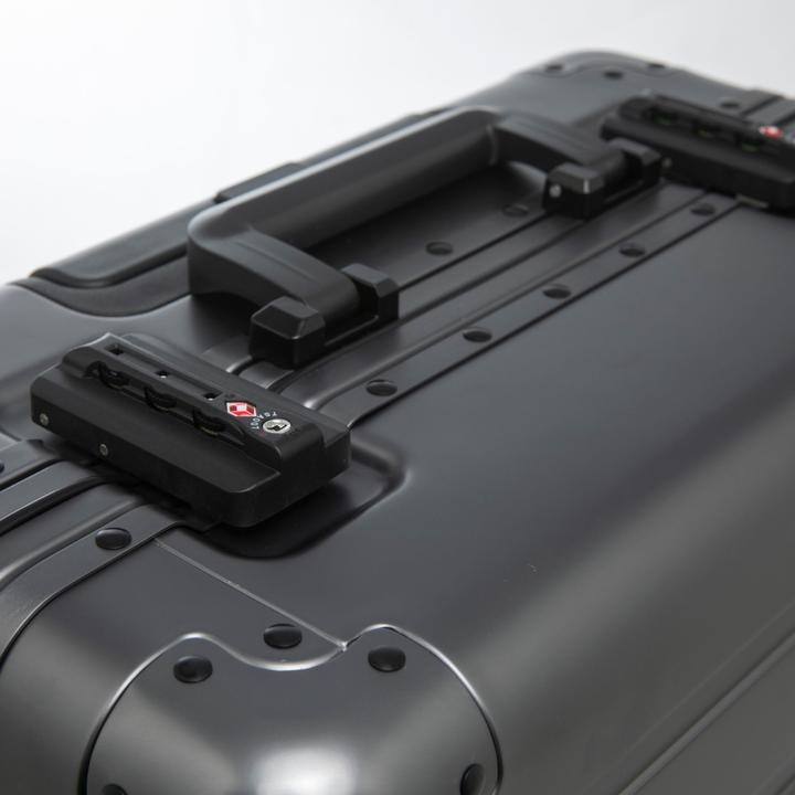 Actual product image Alumaxx Business overnight trolley, with full aluminium case, grey (37 l, Hand luggage (up to 50 litres))