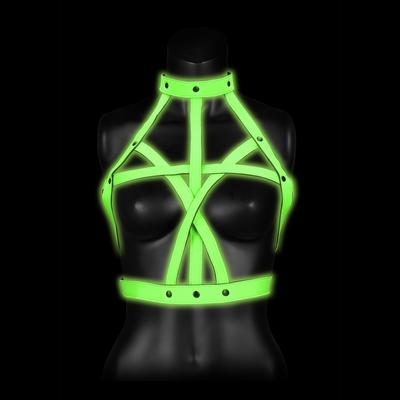 Actual product image Ouch! Bra Harness - Glow in the Dark