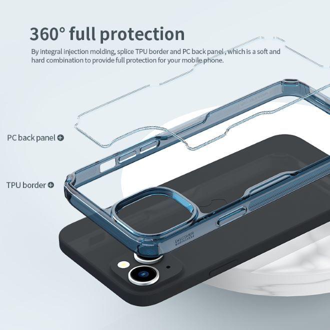 Immagine prodotto Nillkin Custodia Armor Nature Pro per iPhone 15 Plus - bianca (Apple iPhone 15 Plus)