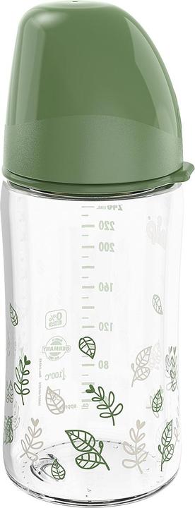 Actual product image NIP Wide Neck Bottle 'Cherry Green' Boy (240 ml)