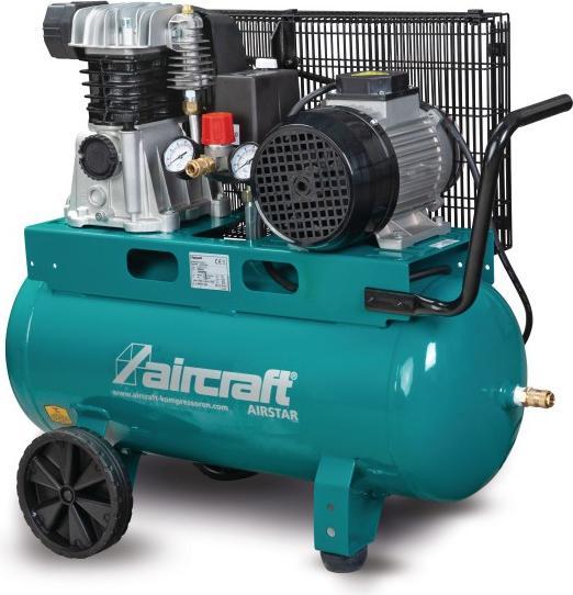 Produktbild Stürmer - AIRSTAR 403/50 E 400 V - Mobiler Kolbenkompressor mit Riemenantrieb (10 Bar, 50 l)