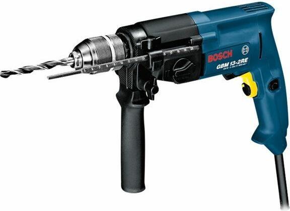 Image du produit Bosch Professional Perceuse GBM 13-2 RE, avec mandrin à couronne dentée 1,5 - 13 mm (Fonctionnement sur secteur)