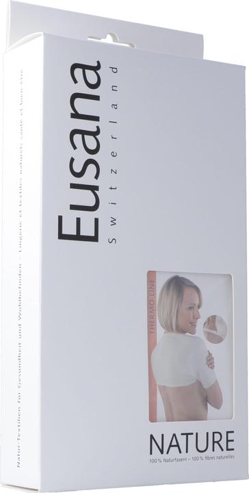 Actual product image Eusana Euana chulterwaermer double knitted with strap ivoire (S)