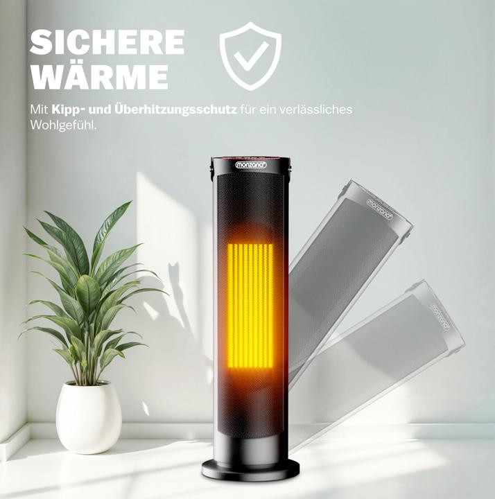Actual product image Monzana Fan heater (2000 W)