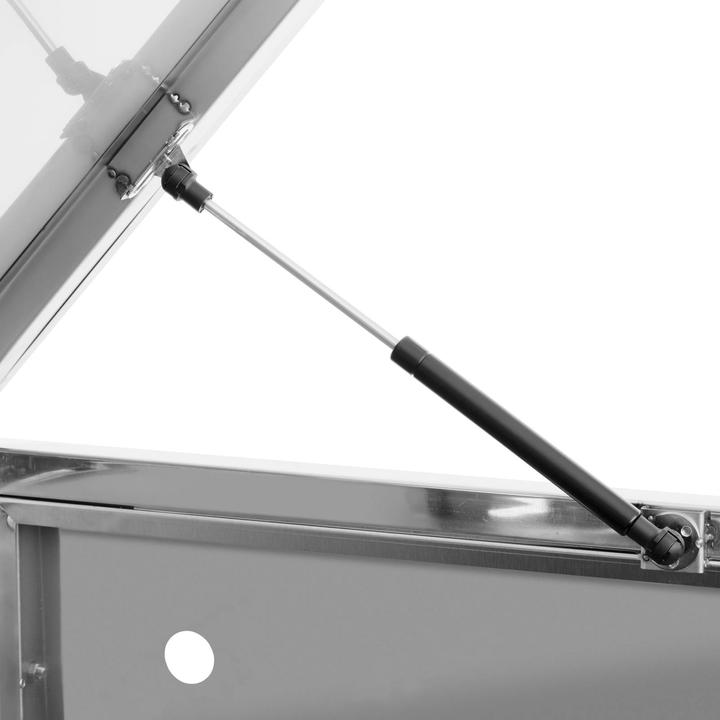 Produktbild Ulsonix Mülltonnenbox Edelstahl Mülltonnenverkleidung Mülleimerbox 2 x 240 l Schloss (480 l)
