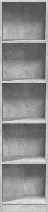 Immagine prodotto VidaXL Bücherregal Regal Standregal Büroregal Aufbewahrungsregal Betongrau (40 x 24 x 176 cm)