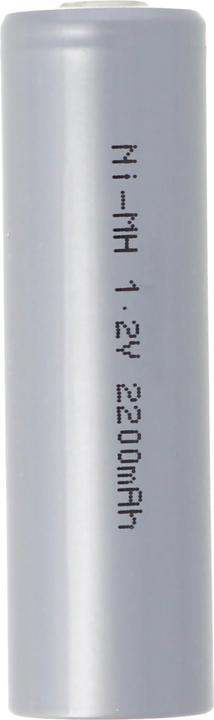 Produktbild AccuCell Akku HHR2200 Mignon AA Zelle NiMH Akku Flat Top mit (AA, 2200 mAh)