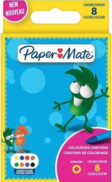 Actual product image Paper Mate Wax crayon Kids Colouring Coloured 8er M Blister (Multicoloured, 8 x)