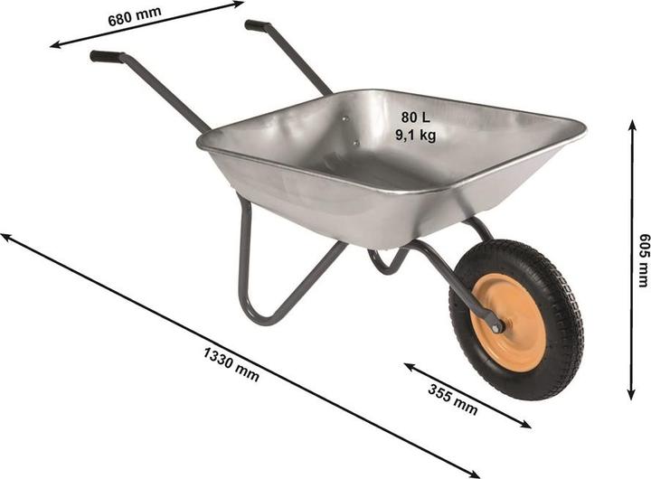 Immagine prodotto Haemmerlin Carriola 80L