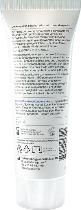 Produktbild TePe Daily Zahnpasta 75ml (75 ml)