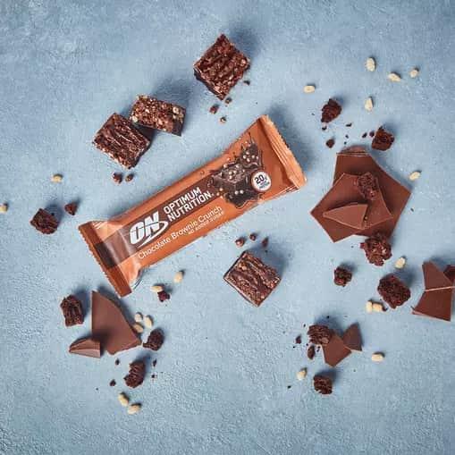 Produktbild Optimum Nutrition Crunch Bar (10 x 65G) (Chocolate Brownie Crunch, 10 Stk., 650 g)