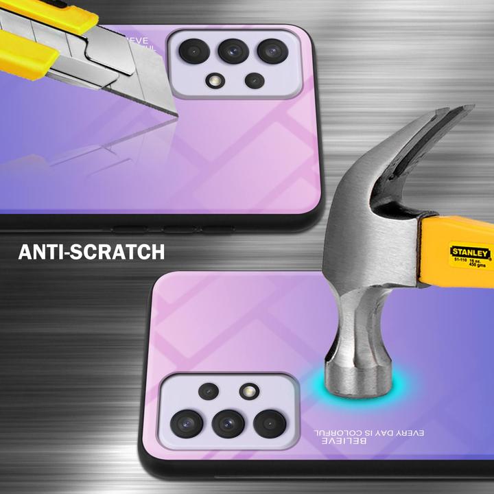 Produktbild Cadorabo TPU 2 Farben Glas Hülle (Samsung Galaxy A33 5G)