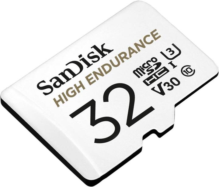 Actual product image SanDisk High Endurance (32 GB, microSDHC, U3, UHS-I)