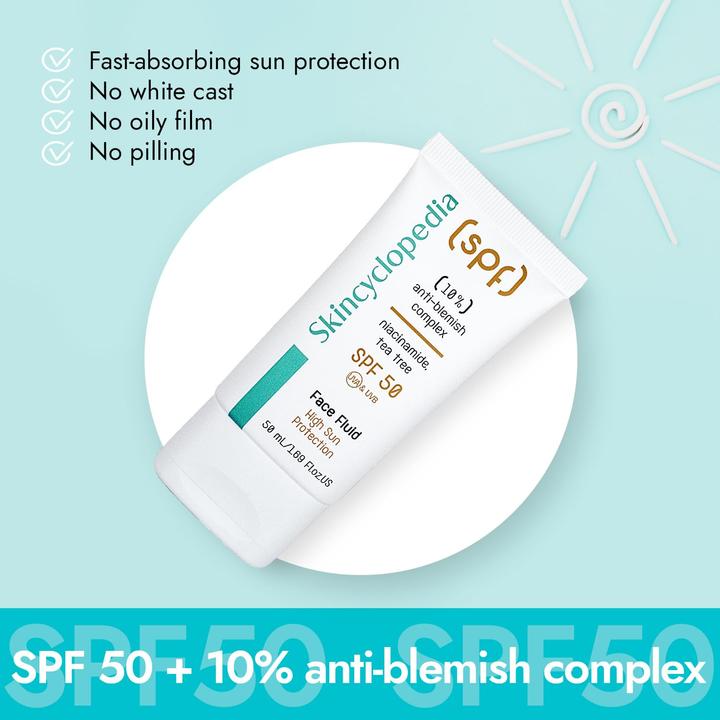 Immagine prodotto Skincyclopedia Fluido anti-macchie SPF 50 (50 ml) (Crema solare viso, SPF 50, 50 ml)