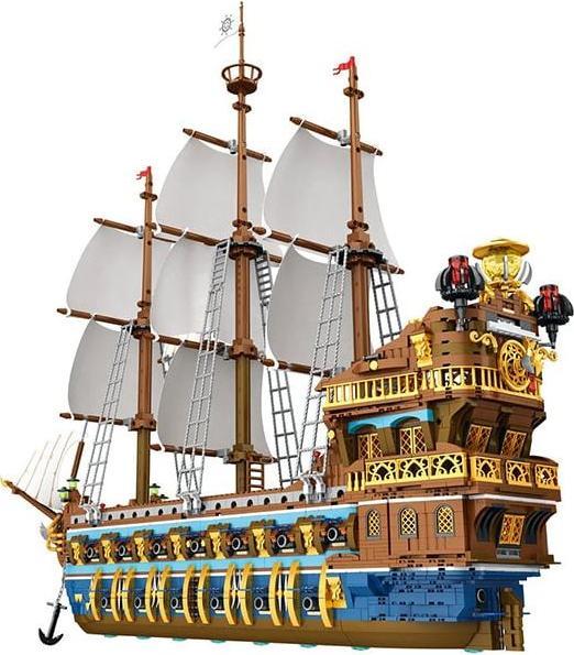 Actual product image ReoBrix Pirate Ship The Sun Royal Fleet