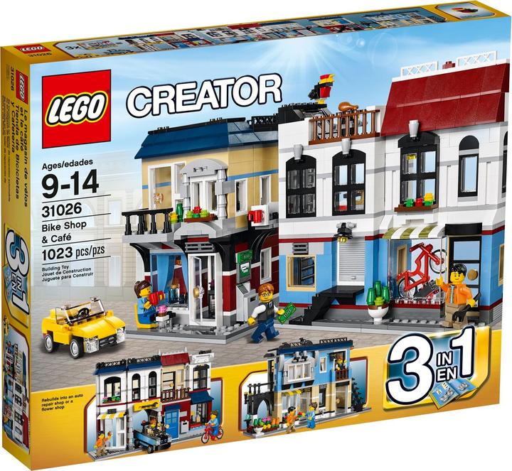 Produktbild LEGO Fahrradladen Café (31026, LEGO Creator 3-in-1)