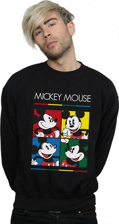 Immagine prodotto Disney Mickey Mouse Square Colour Felpa Uomo (M)