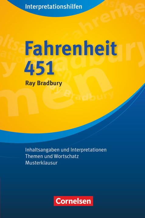 Immagine prodotto Ray Bradbury: Fahrenheit 451 (Tedesco, 2006)
