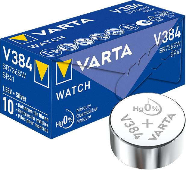 Immagine prodotto Varta V384 (10 pz., LR41, 38 mAh)