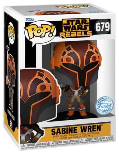Produktbild Funko Pop! Disney: Star Wars Rebels - Sabine Wren (Metallic) (Special Edition) #679 Bobble-Head Viny