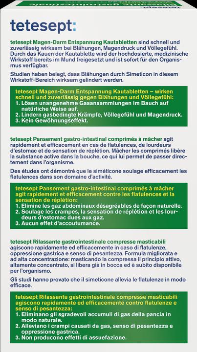 Immagine prodotto Tetesept Rilassamento gastrointestinale (1 Pezzo/i, 48 g)