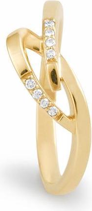 Image du produit Breuning BAGUE - BRILLE. 0,052 Ct. H/si (60, Or 585/14 K)
