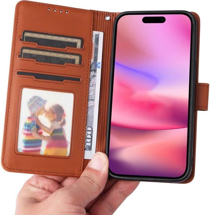 Immagine prodotto Cover-Discount iPhone 16 - Custodia portafoglio divisibile 2 in 1 per cellulare (Apple iPhone 16)