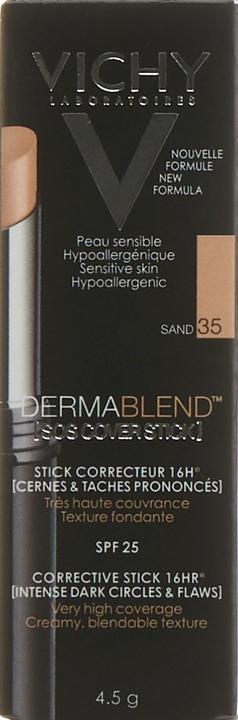 Image du produit Vichy Dermablend SOS-Cover Stick 35 Sand, stick de 4.5 g