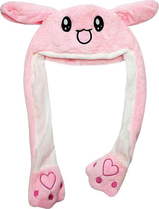 Immagine prodotto JTI Cappello da coniglietto con orecchie danzanti - Rosa (Taglia unica)