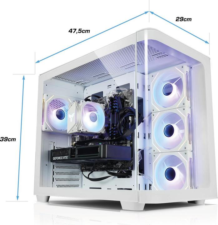 Produktbild Kiebel Panorama Curve 14 (Intel Core i7 14700KF, 32.77 GB, 1000 GB, GeForce RTX 5070)
