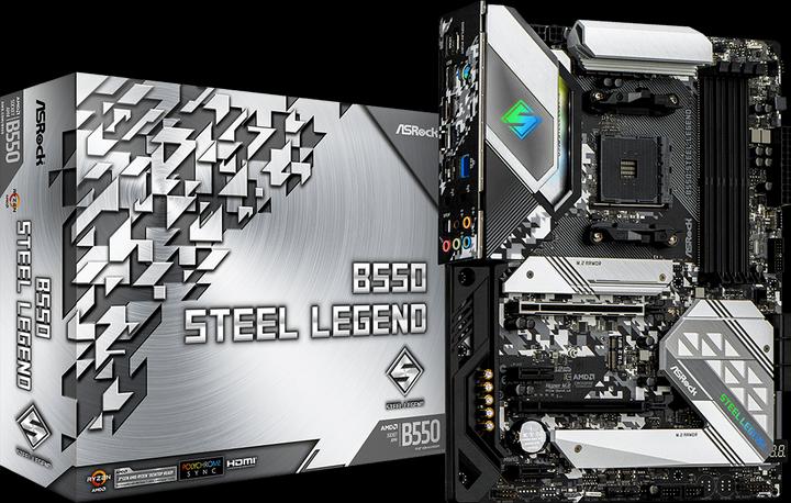 AsRock B550 Steel Legend (AM4, AMD B550, ATX)