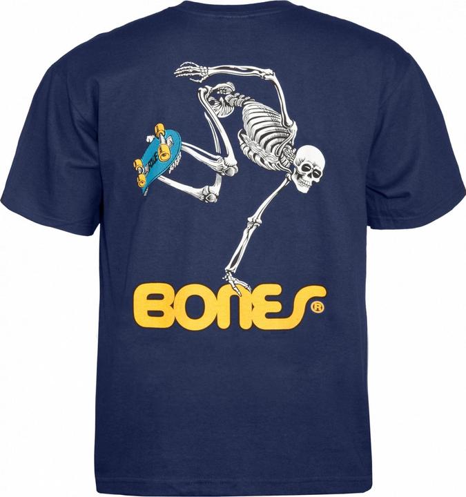 Skateboard Skeleton T-Shirt Navy