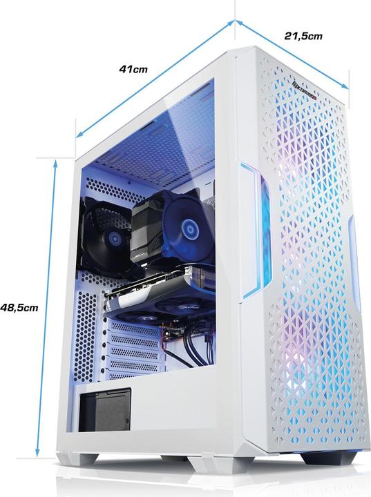 Produktbild Kiebel Inferno 12 (Intel Core i7 12700KF, 32 GB, 1000 GB, Radeon RX 7800 XT)