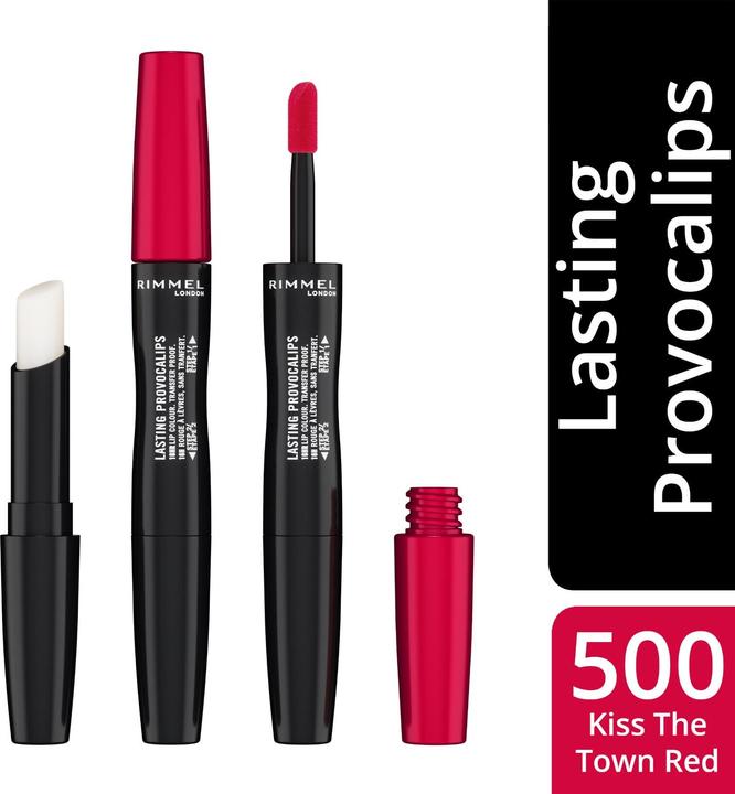 Actual product image Rimmel London Lasting Provocalips (500 Kiss The Town Red)