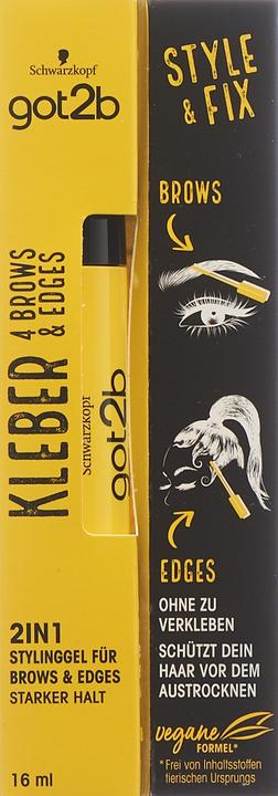 Image du produit Got2b glued 4 brows&edges gel (Gel coiffant, 16 ml)